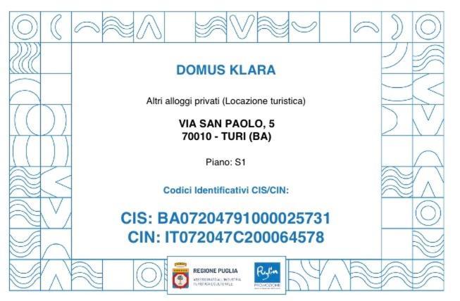 Domus Klara Turi Exterior foto